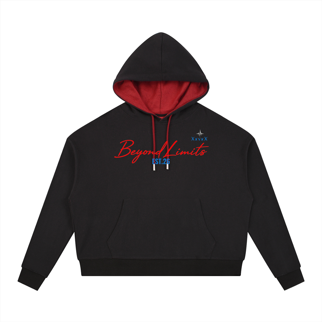 XxvxX Beyond Limits Contrast Drawstring Hoodie