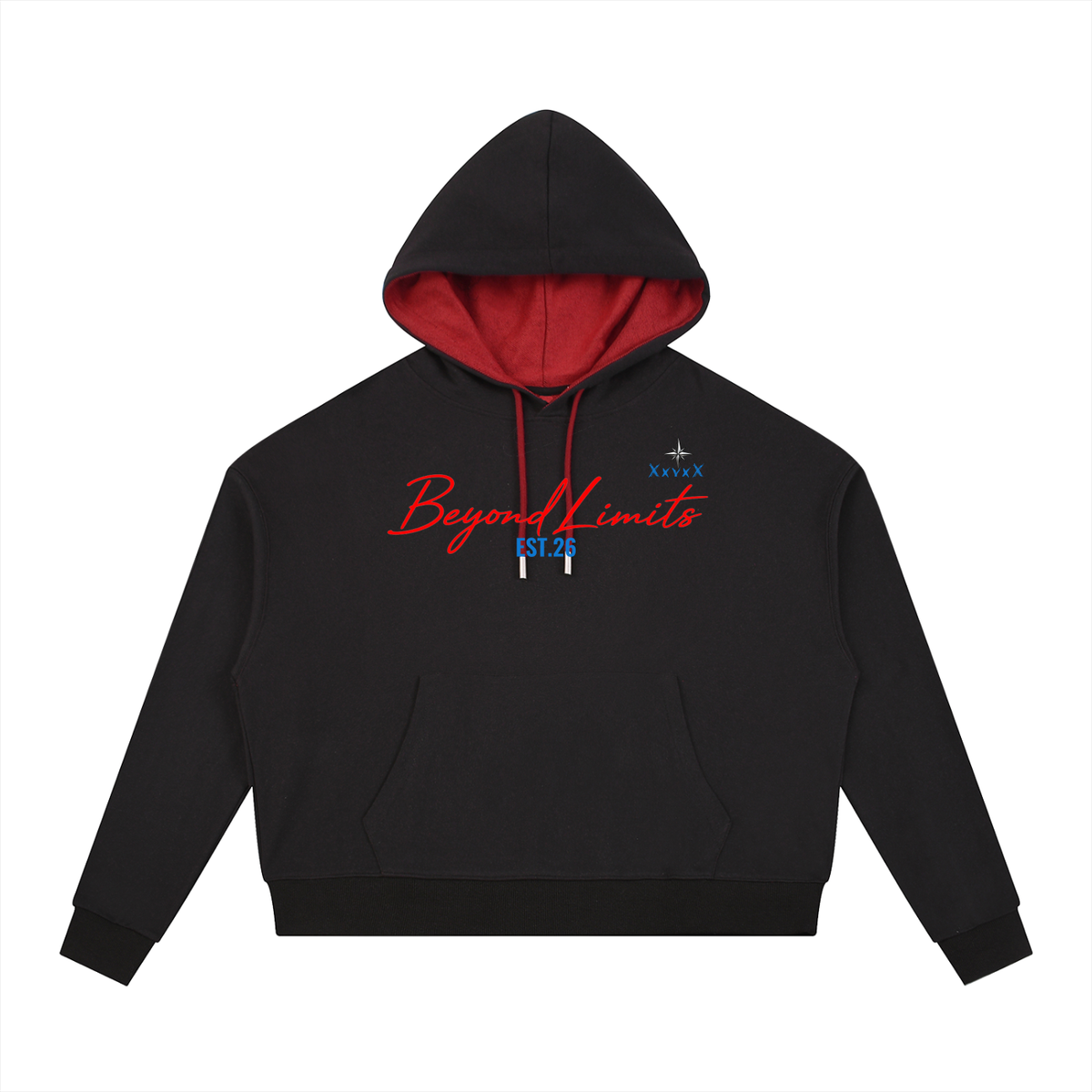 XxvxX Beyond Limits Contrast Drawstring Hoodie