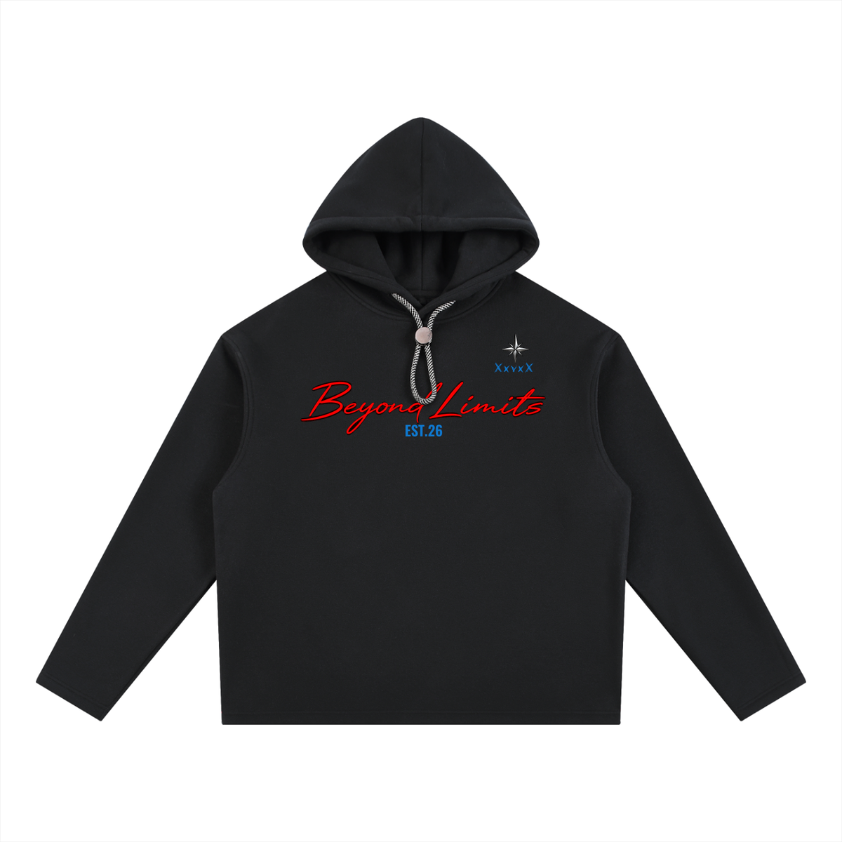 XxvxX Beyond Limits Oversized Fleece Hoodie