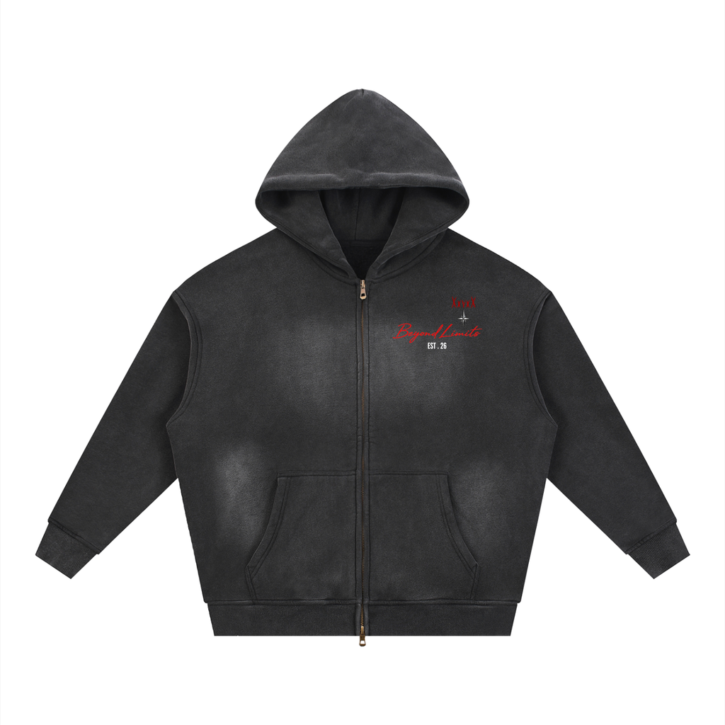 XxvxX Beyond Limits Sunfade Two-Way Zip Hoodie