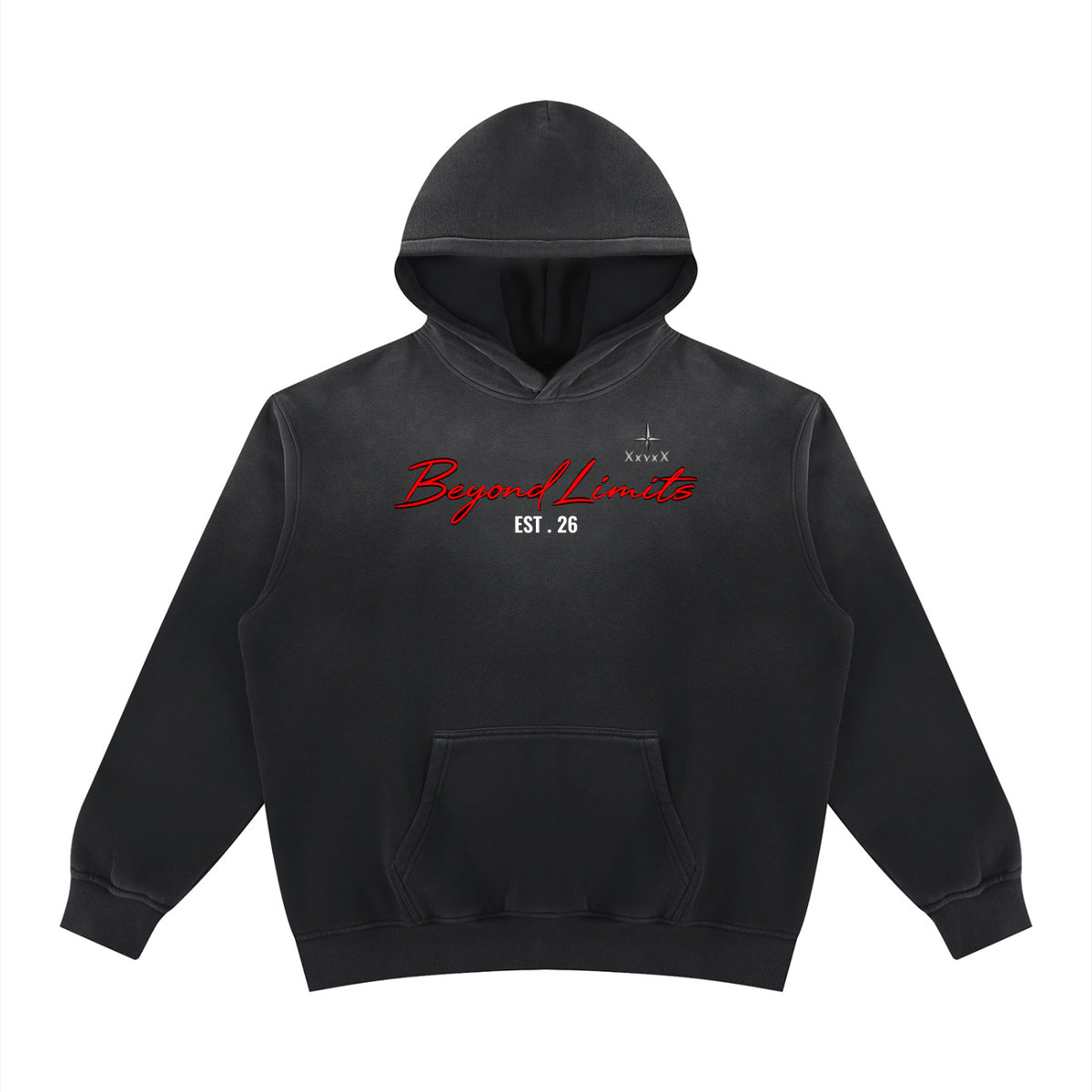 XxvxX Beyond Limits Vintage-Wash Fleece Hoodie