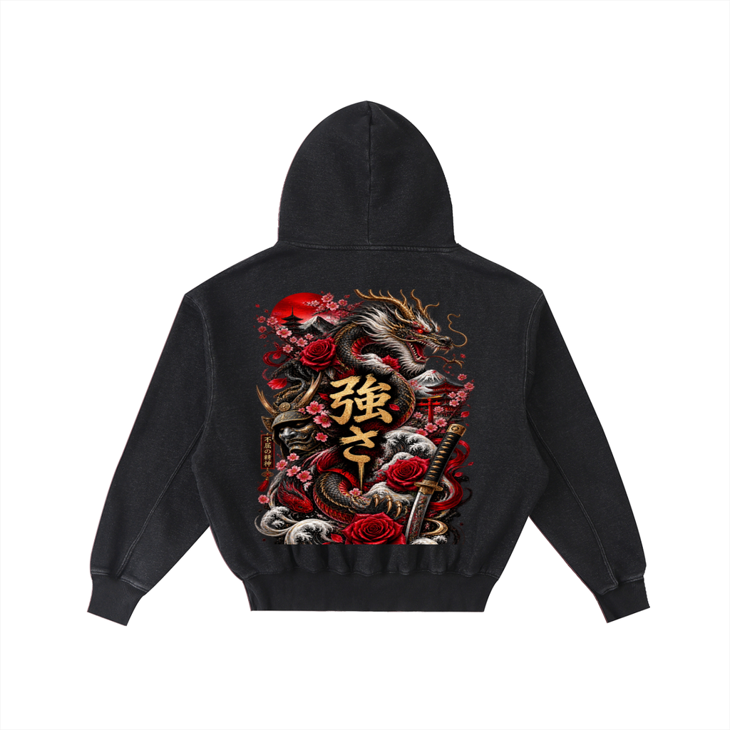 XxvxX Beyond Limits Frayed Enzyme-Washed Hoodie