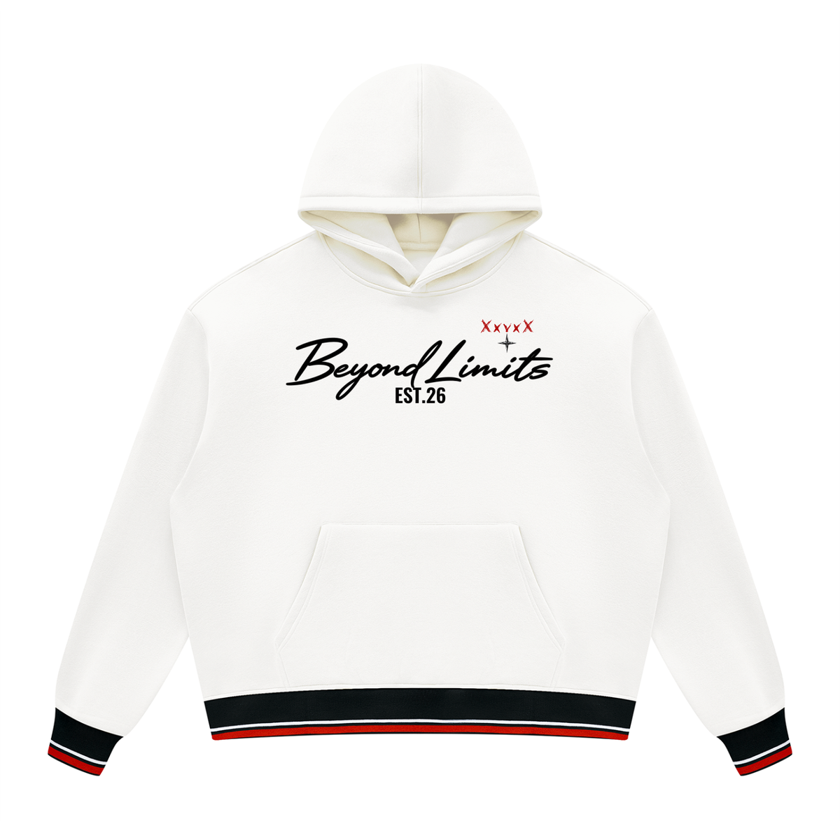 XxvxX Beyond Limits Color-Block Script Hoodie